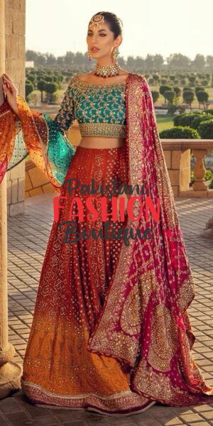 Stunning Colorful Bridal Lehnga Choli